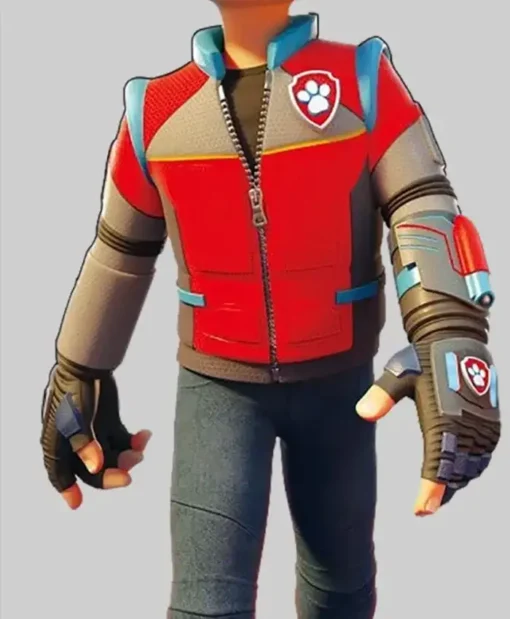 PAW Patrol The Mighty Movie Finn Lee-Epp Leather Jacket For Men And Women