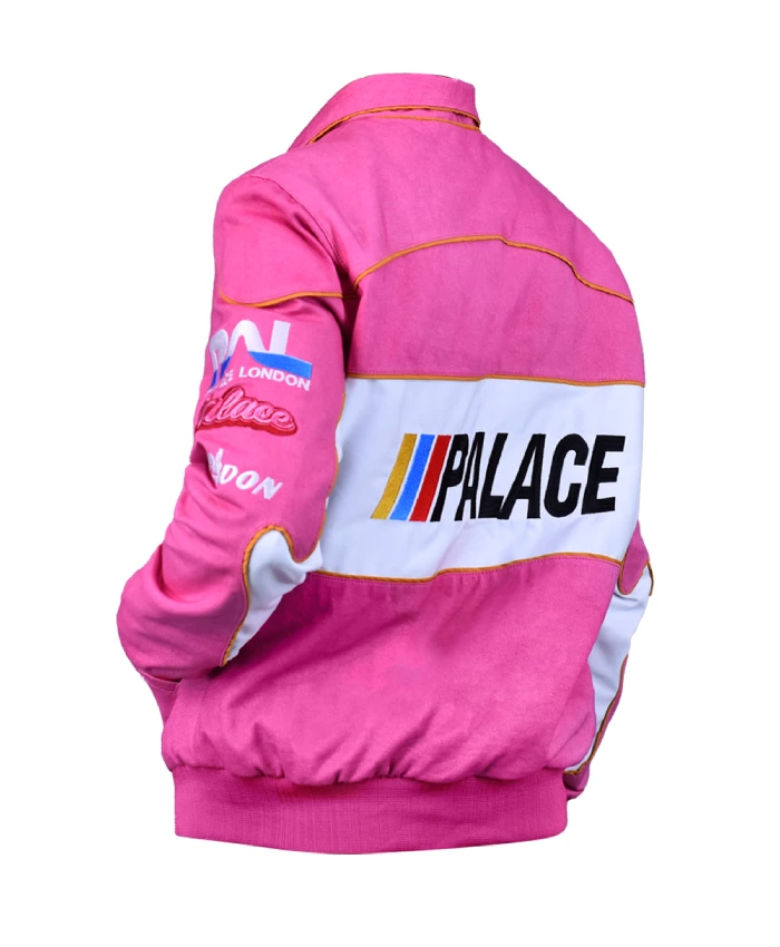 Palace Fast Pink Cotton Bomber Jacket - LJB