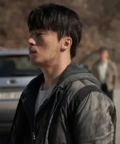 Parasyte The Grey 2024 Kang-Woo Grey Cotton Jacket