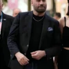 Paris Olympic 2024 John Travolta Black Blazer