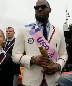 Paris Olympics Lebron James Team USA Blazer