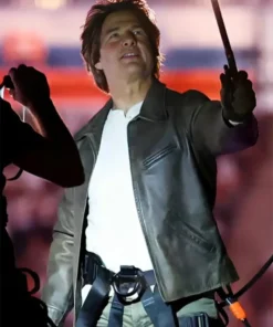Paris Olympics Tom Cruise Closing Ceremony Black Jacket