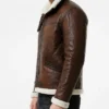 Parker Motorcycle Distress Fur Jacket Mens