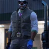 Payday 3 Chains Nicolas Quilted Grey Vest