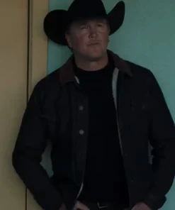 Peacemaker Lochlyn Munro Black Cotton Coat