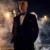 Peaky Blinders Cillian Murphy Black Tuxedo Suit