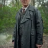 Peaky Blinders Jimmy McCavern Black Leather Trench Coat