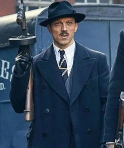 Peaky Blinders Luca Matteo Zizzari Black Trench Coat