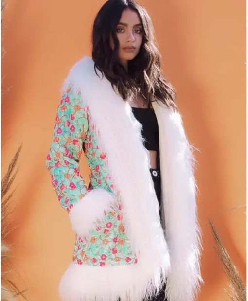 Penny Lane Almost Famous Floral Print Afghan Coat