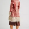 Penny Lane Almost Famous badass vintage coat in pink color