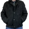 Persian Astrakhan Lamb Fur Black Jacket