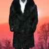 Persian Lamb Fur Black Coat