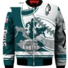 Philadelphia Eagles Bomber Jacket Front