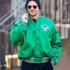 Philadelphia Eagles Bradley Cooper Green Varsity Jacket