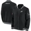 Philadelphia Eagles Sideline Coach Black Bomber Jacket