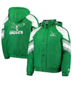 Philadelphia Eagles Throwback Green Jacket