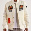 Phoenix Suns Off-White Varsity Jacket