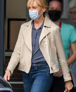 Pieces of Her Toni Collette White Wool Jacket