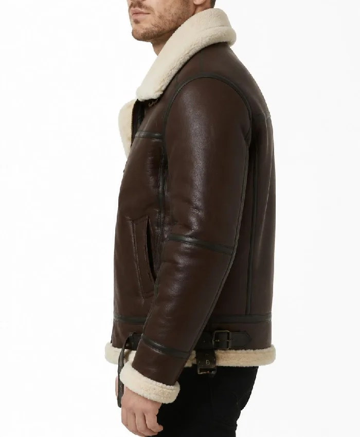Pilot Flight WWII B3 Bomber Brown Jacket