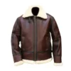 Pilot Flight WWII B3 Brown Bomber Jacket
