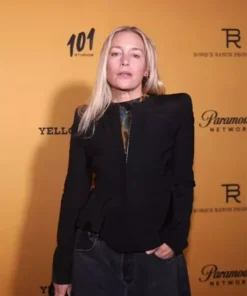 Piper Perabo Yellowstone S05 Premiere Black Jacket