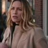Piper Perabo Yellowstone Summer Higgins Season 4 Wool Beige Coat