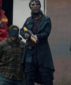 Pirate Jenny Watchmen Black Long Leather Coat