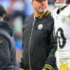 Pittsburgh Steelers Sideline Coach Black Bomber Jacket