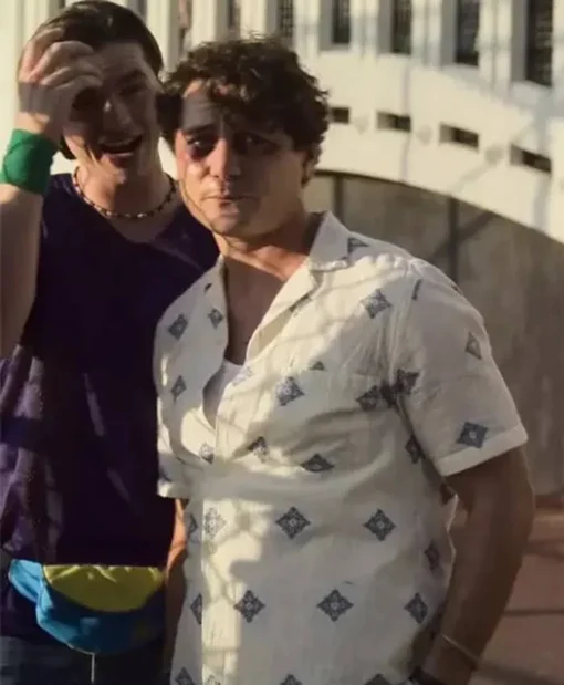 Players 2024 Augustus Prew Geometric Patterns White Shirt