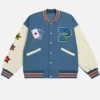 Poker Lucky Letterman Varsity Jacket