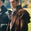 Poldark Monk Adderley Brown Coat sale