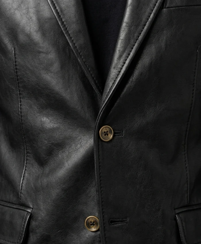 Polo Men Leather Blazer