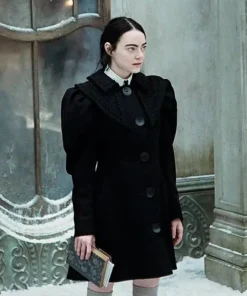 Poor Things 2023 Bella Baxter Black Coat