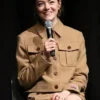 Poor Things 2023 Emma Stone Brown Wool Jacket