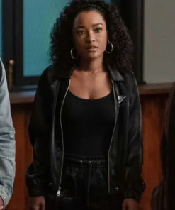 Power Book II Ghost Diana Tejada Leather Jacket