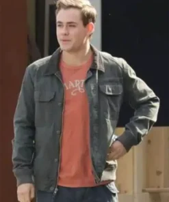 Power Rangers Jason Scott Grey Cotton Jacket