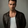 Preacher Joseph Gilgun Black Leather Jacket