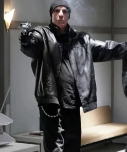 Prisoners of the Ghostland Psycho Black Leather Bomber Jacket