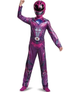 Purple Mighty Morphin Halloween Power Ranger Costume