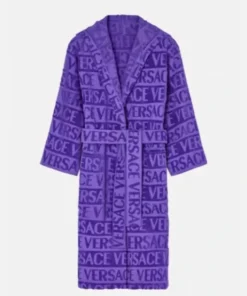 Purple Versace Robe