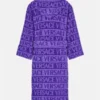 Purple Versace Robe back