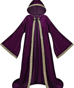 Purple Wizard Halloween Robe
