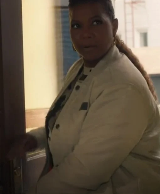 Queen Latifah TV Series The Equalizer Season 2 Episode 05 Robyn McCall White Cotton Jacket