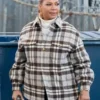 Queen Latifah The Equalizer S03 Check Jacket