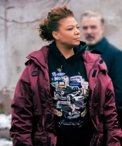 Queen Latifah The Equalizer TV Series Robyn McCall 2021 Burgundy Jacket