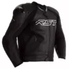 RST Tractech Black Leather Jacket