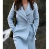 Rachel Watson The Girl on the Train Baby Blue Coat