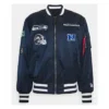 Raheem Fay Seattle Seahawks Blue Bomber Jacket