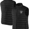 Raiders Puffer Vest On Sale