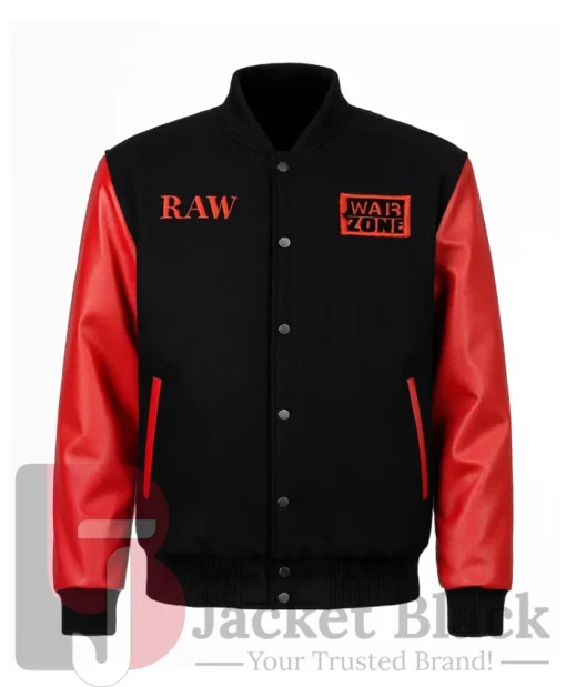 Shop Raw is War Varsity Letterman Jacket For Men And Women